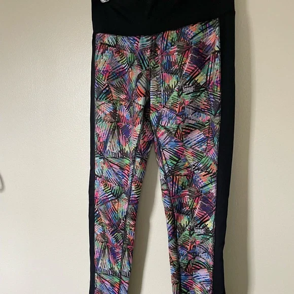 Mossimo | Black Colorful Leggings | Size Small - Picture 2 of 7